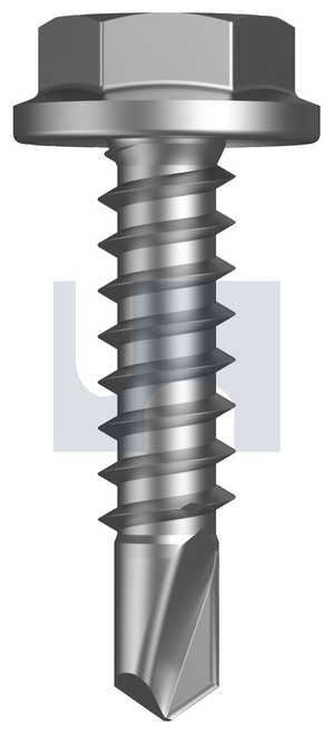 METAL SDS FLANGED HEX HEAD | 550 Stainless | 550 MET FLG HX: 10-16X 20