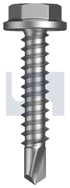 METAL SDS FLANGED HEX HEAD | 550 Stainless | 550 MET FLG HX: 10-16X 25