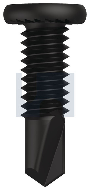 METAL SERRATED FLAT FRAMING | C1022 Hardened | ECOAT MET SER PK PH: 12-24X18 (E-COAT BLACK)