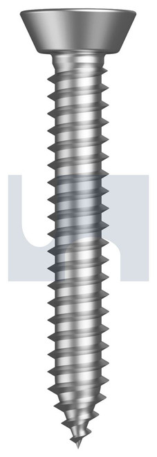 SELF-TAPPER UNDERCUT CSK SQ | C1022 Hardened | Z/P STS CSK UCUT SQ:#08 X  5/8 (Zinc Plated (RoHS Compliant))