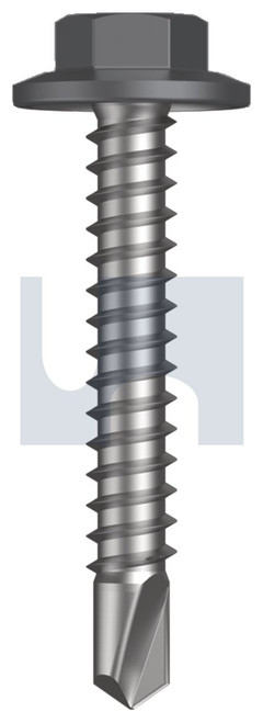 METAL SDS FLANGED HEX HEAD | C1022 Hardened | CL3 BA MET FLG HX:12-14X 35 (Class 3)
