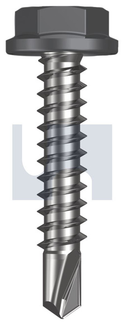METAL SDS FLANGED HEX HEAD | C1022 Hardened | CL4 BA MET FLG HX:10-16X 25 (BASALT - CL4)