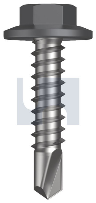 METAL SDS FLANGED HEX HEAD | C1022 Hardened | CL4 BA MET FLG HX:12-14X 25 (Class 4)