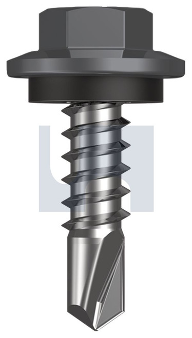 METAL SDS HEX HEAD + WASHER | C1022 Hardened | CL4 BA MET SEAL HX:12-14X 20 (Class 4)