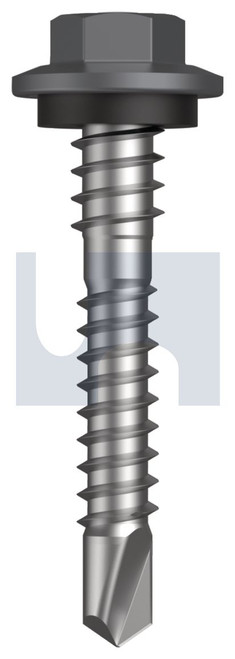 METAL SDS HEX + WASHER + Xgrip | C1022 Hardened | CL4 BA MET XGRIP HX:12-14X 37