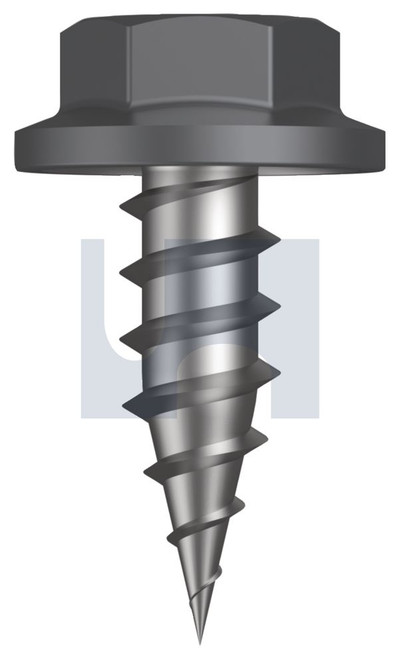 NEEDLE PT SDS FLANGED HEX | C1022 Hardened | CL4 BA NP FLG HX: 8-15X 12 (BASALT - CL4)