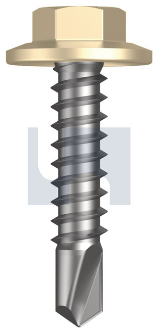 METAL SDS FLANGED HEX HEAD | C1022 Hardened | CL4 CC MET FLG HX:12-14X 25 (Class 4)