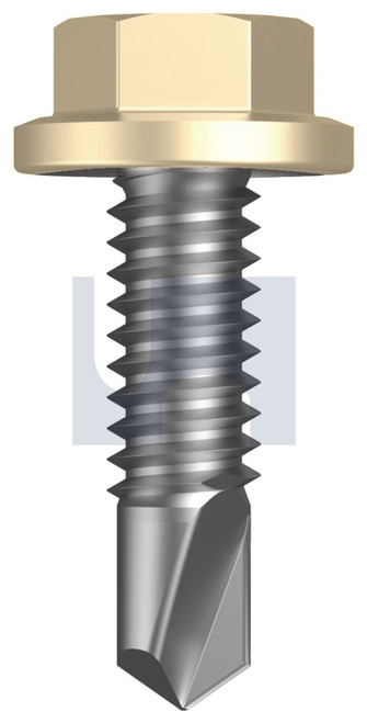 METAL SDS FLANGED HEX HEAD | C1022 Hardened | CL4 CC MET FLG HX:14-20X 22