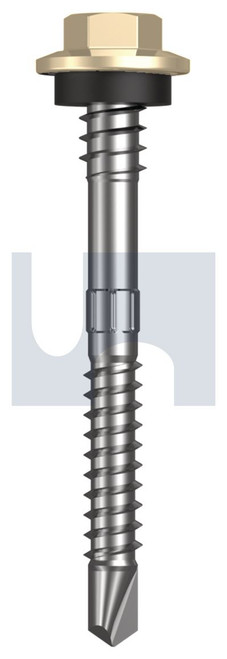 METAL SDS HEX + WASHER + Xgrip | C1022 Hardened | CL4 CC MET XGP HX S:12-14X 55