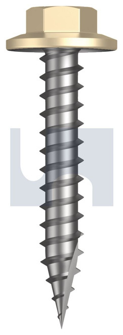 TYPE 17 FLANGED HEX | C1022 Hardened | CL4 CC T17 FLG HX:12-11X 35 (CLASSIC CREAM (SMOOTH) -CL4)