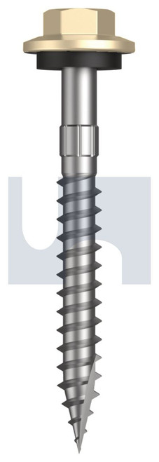 TYPE 17 HEX HEAD + WASHER | C1022 Hardened | CL4 CC T17 SEAL HX S:12-11X 50 (CLASSIC CREAM (SMOOTH) -CL4)