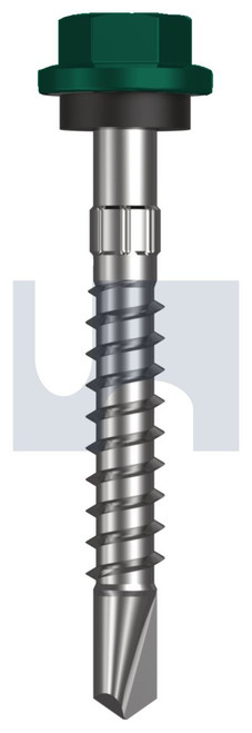 METAL SDS HEX HEAD + WASHER | C1022 Hardened | CL4 CG MET SEAL HX S:14-10X 50