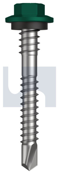 METAL SDS HEX + WASHER + Xgrip | C1022 Hardened | CL4 CG MET XGRIP HX:12-14X 43