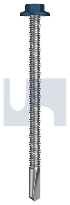 s500 SDS FLANGED HEX HEAD | C1022 Hardened | CL4 DO S500 FLG HX:12-24X 85 (DEEP OCEAN (STORM BLUE) -CL4)