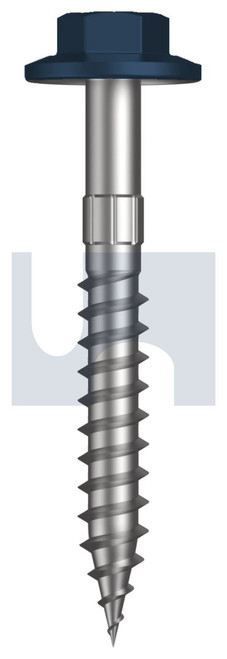 TYPE 17 FLANGED HEX HEAD | C1022 Hardened | CL4 DO T17 FLG HX S:12-11X 45 (DEEP OCEAN (STORM BLUE) -CL4)