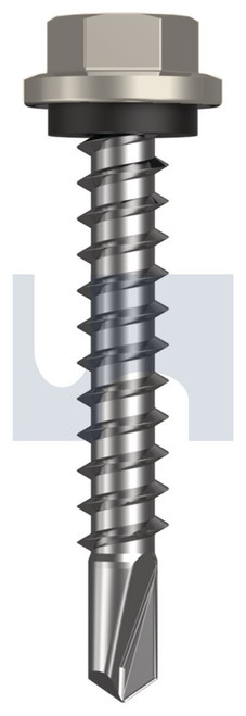 METAL SDS HEX HEAD + WASHER | C1022 Hardened | CL4 DU MET SEAL HX:14-10X 42