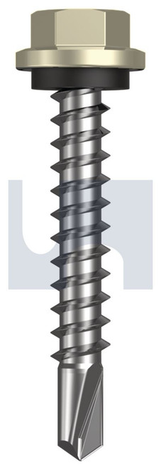 METAL SDS HEX HEAD + WASHER | C1022 Hardened | CL4 EH MET SEAL HX:14-10X 42 (EVENING HAZE - CL4)