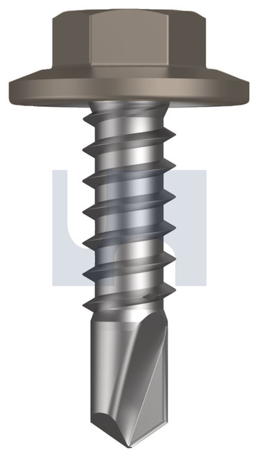 METAL SDS FLANGED HEX HEAD | C1022 Hardened | CL4 GU MET FLG HX:12-14X 20 (GULLY - CL4)