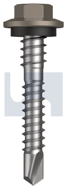 METAL SDS HEX + WASHER + Xgrip | C1022 Hardened | CL4 GU MET XGRIP HX:12-14X 37