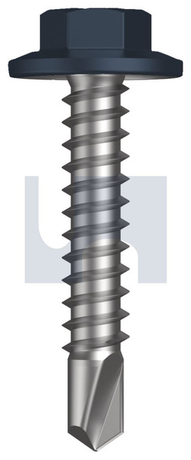 METAL SDS FLANGED HEX HEAD | C1022 Hardened | CL4 IS MET FLG HX:12-14X 30 (IRONSTONE - CL4)
