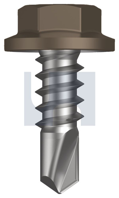 METAL SDS FLANGED HEX HEAD | C1022 Hardened | CL4 JA MET FLG HX: 8-18X 12 (Class 4)