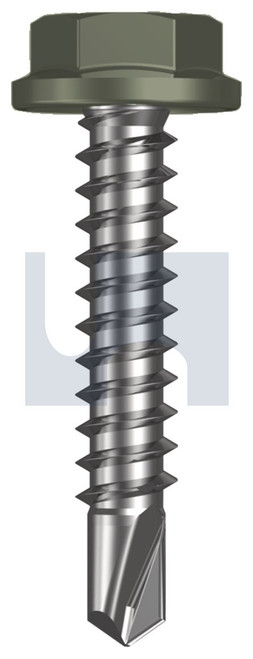 METAL SDS FLANGED HEX HEAD | C1022 Hardened | CL4 MA MET FLG HX:10-16X 25 (MANGROVE - CL4)
