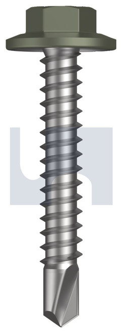 METAL SDS FLANGED HEX HEAD | C1022 Hardened | CL4 MA MET FLG HX:12-14X 35 (Class 4)