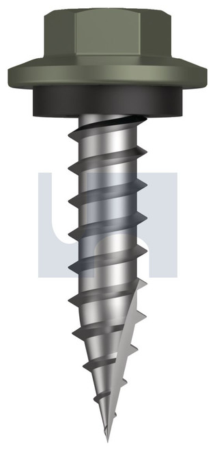 TYPE 17 HEX HEAD + WASHER | C1022 Hardened | CL4 MA T17 SEAL HX:12-11X 25 (MANGROVE - CL4)