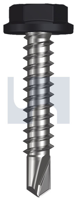 METAL SDS FLANGED HEX HEAD | C1022 Hardened | CL4 MO MET FLG HX:10-16X 25 (MONUMENT - CL4)