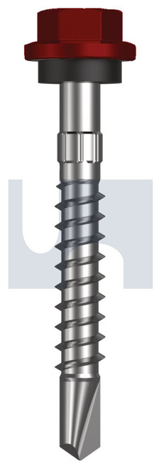METAL SDS HEX HEAD + WASHER | C1022 Hardened | CL4 MR MET SEAL HX S:14-10X 50