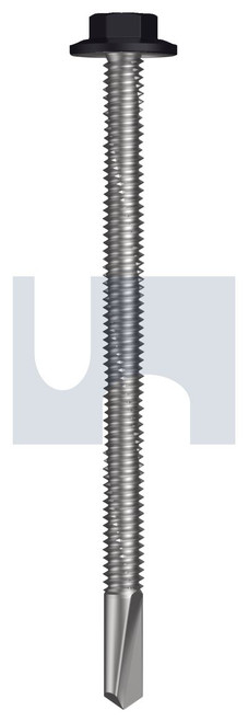 s500 SDS FLANGED HEX HEAD | C1022 Hardened | CL4 NS S500 FLG HX:12-24X 85 (NIGHT SKY (EBONY) -CL4)