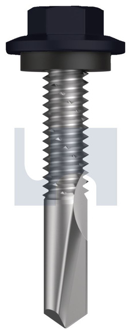 s500 SDS HEX HEAD + WASHER | C1022 Hardened | CL4 NS S500 SEAL HX:12-24X 32 (NIGHT SKY (EBONY) -CL4)