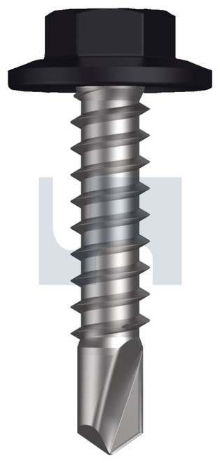METAL SDS FLANGED HEX HEAD | C1022 Hardened | CL4 NS MET FLG HX:12-14X 25 (Class 4)