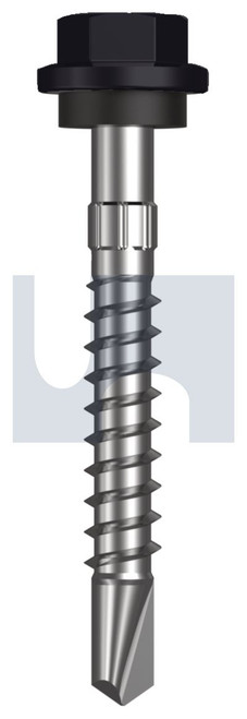 METAL SDS HEX HEAD + WASHER | C1022 Hardened | CL4 NS MET SEAL HX S:14-10X 50