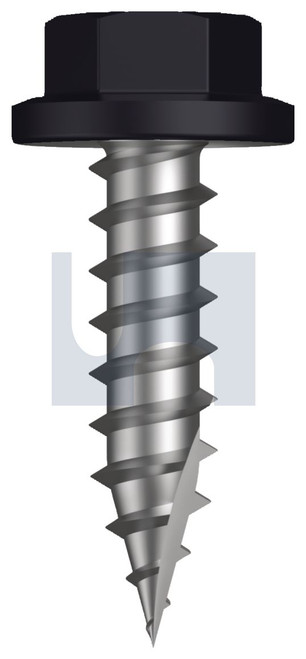 TYPE 17 FLANGED HEX HEAD | C1022 Hardened | CL4 NS T17 FLG HX:14-10X 30 (NIGHT SKY (EBONY) -CL4)