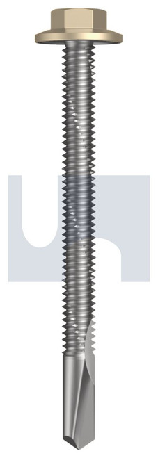 s500 SDS FLANGED HEX HEAD | C1022 Hardened | CL4 PA S500 FLG HX:12-24X 65 (PAPERBARK - CL4)