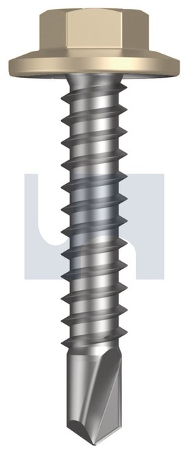 METAL SDS FLANGED HEX HEAD | C1022 Hardened | CL4 PA MET FLG HX:12-14X 30 (Class 4)