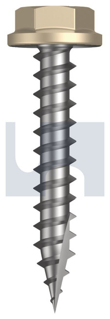 TYPE 17 FLANGED HEX HEAD | C1022 Hardened | CL4 PA T17 FLG HX:10-12X 30 (PAPERBARK - CL4)