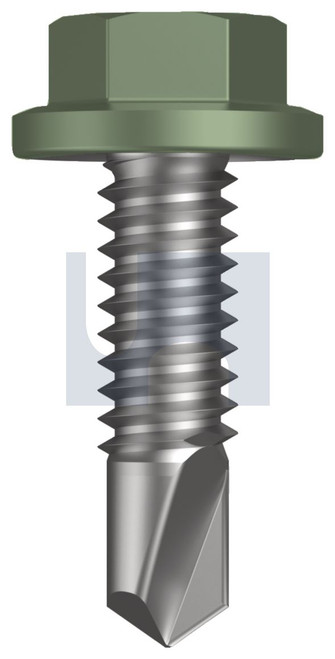 METAL SDS FLANGED HEX HEAD | C1022 Hardened | CL4 PE MET FLG HX:14-20X 22