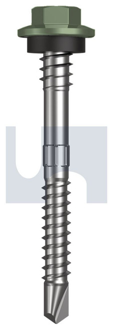 METAL SDS HEX + WASHER + Xgrip | C1022 Hardened | CL4 PE MET XGP HX S:12-14X 55