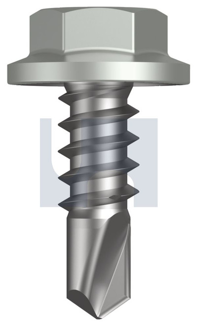 METAL SDS FLANGED HEX HEAD | C1022 Hardened | CL4 SG MET FLG HX: 8-18X 12 (Class 4)