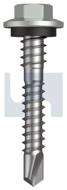 METAL SDS HEX + WASHER + Xgrip | C1022 Hardened | CL4 SG MET XGRIP HX:12-14X 37