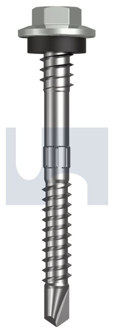 METAL SDS HEX + WASHER + Xgrip | C1022 Hardened | CL4 SG MET XGP HX S:12-14X 55