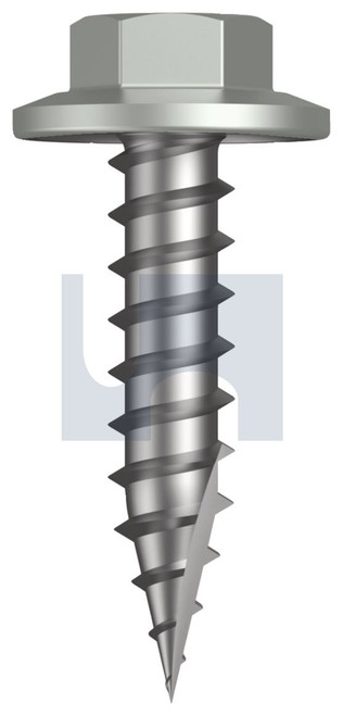 TYPE 17 FLANGED HEX HEAD | C1022 Hardened | CL4 SG T17 FLG HX:12-11X 25 (SHALE GREY (GULL GREY) -CL4)