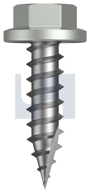 TYPE 17 FLANGED HEX HEAD | C1022 Hardened | CL4 SG T17 FLG HX:14-10X 25 (SHALE GREY (GULL GREY) -CL4)