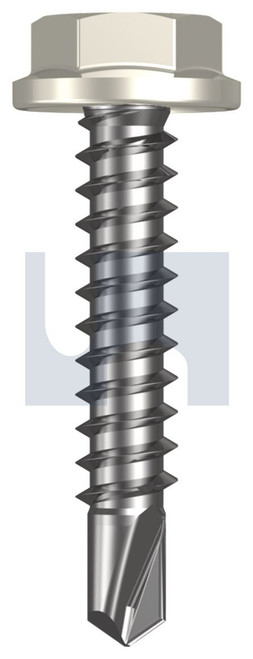 METAL SDS FLANGED HEX HEAD | C1022 Hardened | CL4 SM MET FLG HX:10-16X 25 (Class 4)