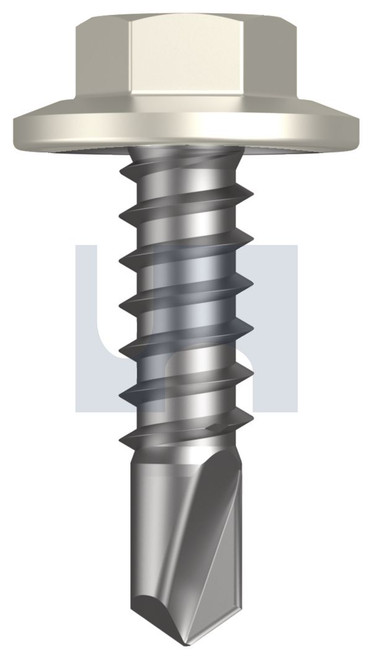 METAL SDS FLANGED HEX HEAD | C1022 Hardened | CL4 SM MET FLG HX:12-14X 20 (Class 4)
