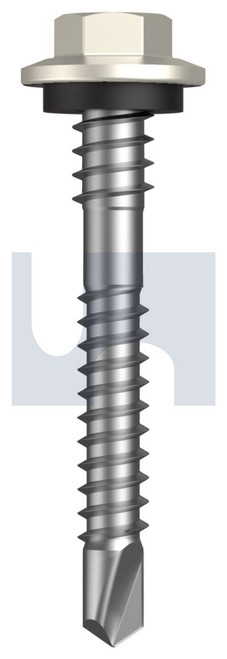 METAL SDS HEX + WASHER + XGRiP | C1022 Hardened | CL4 SM MET XGRIP HX:12-14X 43 (SURFMIST (TITANIA) -CL4)