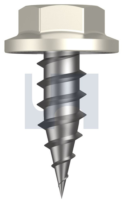 NEEDLE PT SDS FLANGED HEX | C1022 Hardened | CL4 SM NP FLG HX: 8-15X 12 (SURFMIST (TITANIA) -CL4)