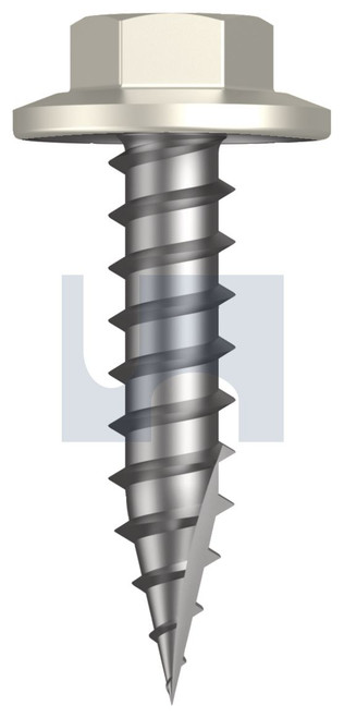 TYPE 17 FLANGED HEX HEAD | C1022 Hardened | CL4 SM T17 FLG HX:12-11X 25 (SURFMIST (TITANIA) -CL4)